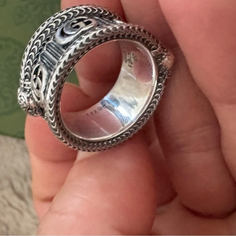 Gucci Silver Ring size 6 - Picture 4 of 9